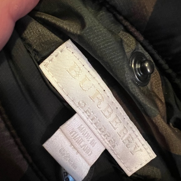 BURBERRY BOMBER JACKET CAMOUFLAGE SIZE YOUTH 12 - Picture 7 of 9